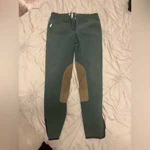 Tailored sportsman size 26 hunter green breeches